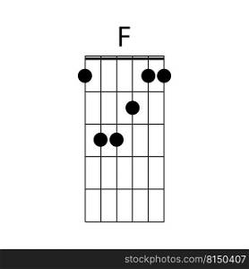  guitar chord icon vector illustration design