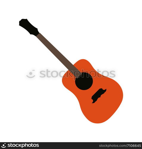 Guitar icon design templates on white background