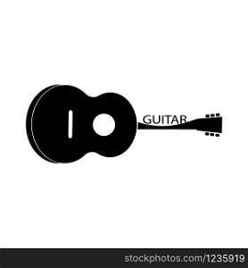 guitar logo vector