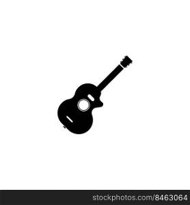 guitar logo vector ,illustration design template.