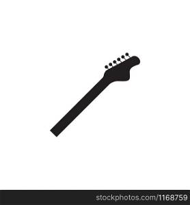 Guitar neck icon design template vector isolated