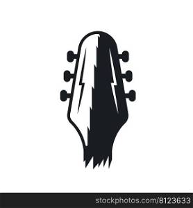 guitar neck  icon  vector illustration design template