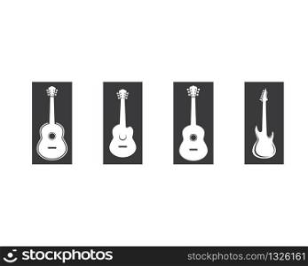 Guitar vector icon illustration design