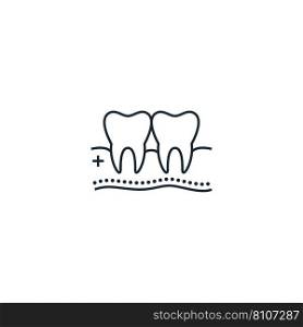 Gum care creative icon from dental icons Vector Image