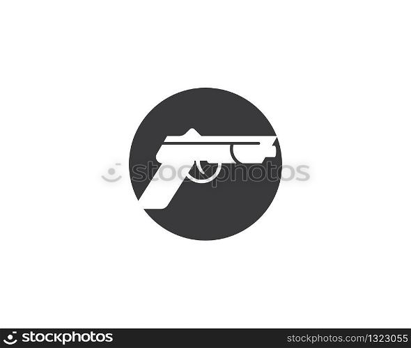 Gun icon vector illustration design