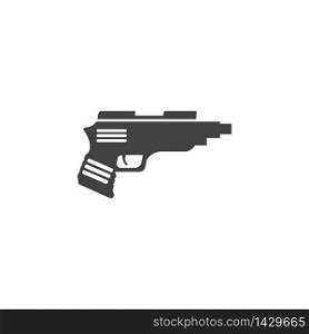 Gun Illustration Template vector icon design