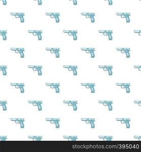 Gun pattern. Cartoon illustration of gun vector pattern for web. Gun pattern, cartoon style