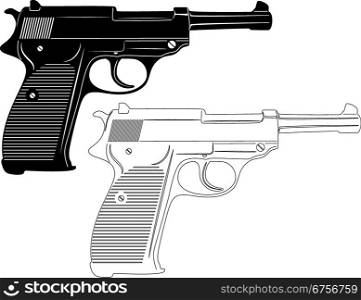 Guns and Weapons Silhouette