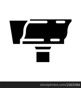 gutters and downspouts glyph icon vector. gutters and downspouts sign. isolated contour symbol black illustration. gutters and downspouts glyph icon vector illustration