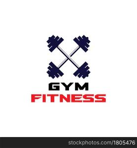 Gym fitness health people logo vector