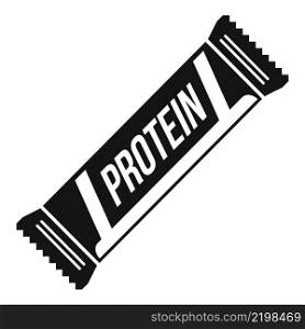 Gym food bar icon simple vector. Vitamin jar. Muscle energy. Gym food bar icon simple vector. Vitamin jar