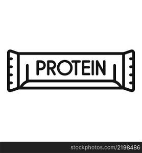 Gym food icon outline vector. Protein nutrition. Sport pack. Gym food icon outline vector. Protein nutrition