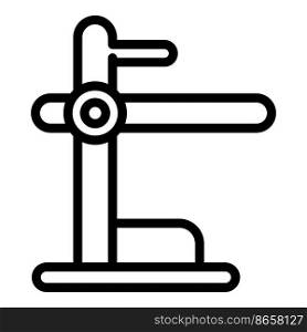 Gym muscle equipment icon outline vector. Training workout. Cardio weight. Gym muscle equipment icon outline vector. Training workout