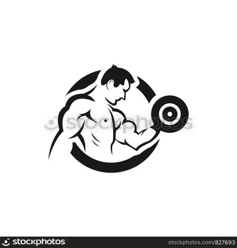 Gym Shape Logo template