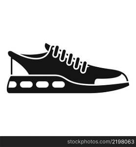 Gym sneaker icon simple vector. Run design. Sport shoe. Gym sneaker icon simple vector. Run design