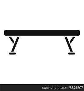 Gymnastic icon simple vector. Sport ball. Education bar. Gymnastic icon simple vector. Sport ball