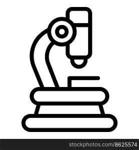 Gynecology microscope icon outline vector. Woman menopause. Female health. Gynecology microscope icon outline vector. Woman menopause