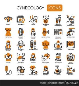 Gynecology , Thin Line and Pixel Perfect Icons