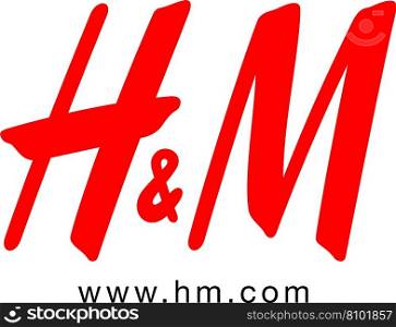 H and m logo free Royalty Free Vector Image