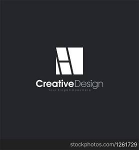 H initial letter logo template Creative