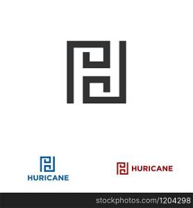 H letter design concept for business or company name initial