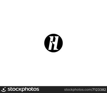 H Letter Logo Template Design Vector illustration