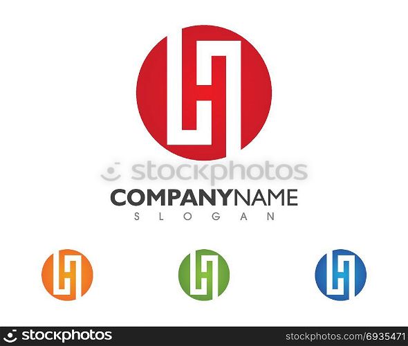 H Letter Logo Template . H Letter Logo Template Design Vector illustration