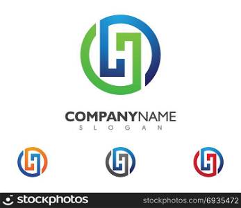 H Letter Logo Template . H Letter Logo Template Design Vector illustration