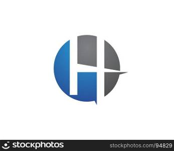 H Letter Logo Template. H Letter Logo Template Design Vector illustration