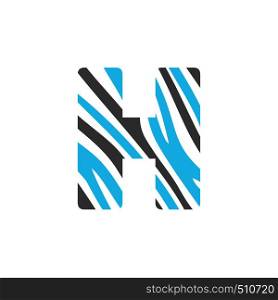 H letter logo vector design. Initial letter H logo design.