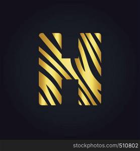 H letter logo vector design. Initial letter H logo design.
