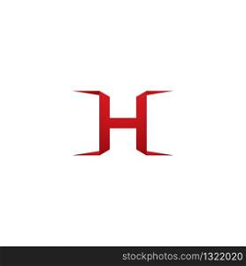 H letter logo vector icon illustration design