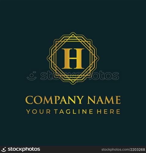 H letter logo vector template
