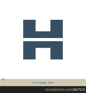 H Letter vector Logo Template Illustration Design. Vector EPS 10.