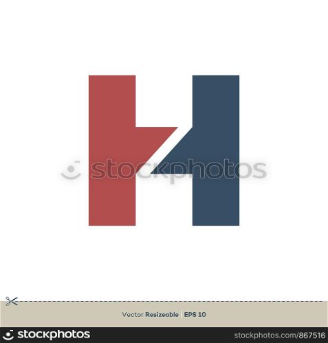 H Letter vector Logo Template Illustration Design. Vector EPS 10.