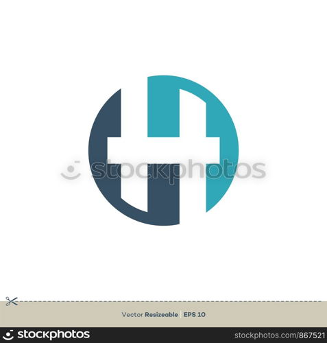 H Letter vector Logo Template Illustration Design. Vector EPS 10.