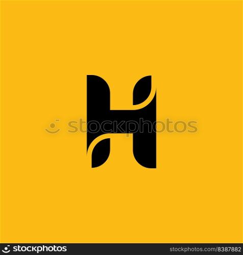 H Logo Design and template. Creative H icon initials based Letters in vector.