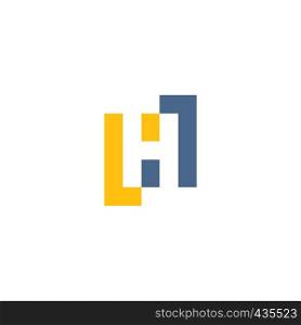 h logo icon vector letter logotype sign