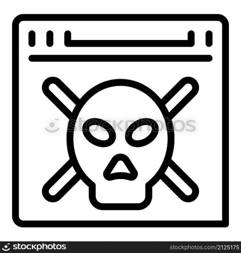 Hacker fraud icon outline vector. Stop secure. Money key. Hacker fraud icon outline vector. Stop secure