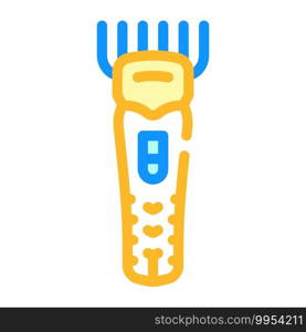 hair clipper groomer accessory color icon vector. hair clipper groomer accessory sign. isolated symbol illustration. hair clipper groomer accessory color icon vector illustration