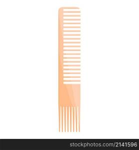 Hair comb icon cartoon vector. Brush barber. Hairbrush shape. Hair comb icon cartoon vector. Brush barber