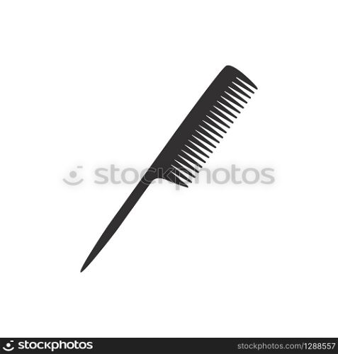hair comb vector icon in trendy flat design