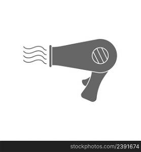 hair dryer icon. Simple vector illustration for websites, applications and thematic design.