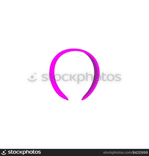 hair headband vector icon logo template design