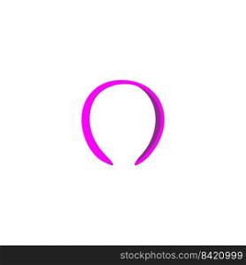 hair headband vector icon logo template design