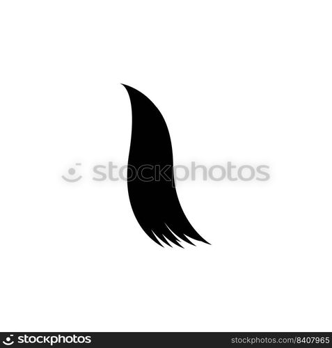 hair logo stock illustration design