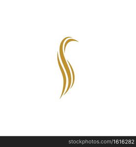 Hair logo template vector icon illustration design