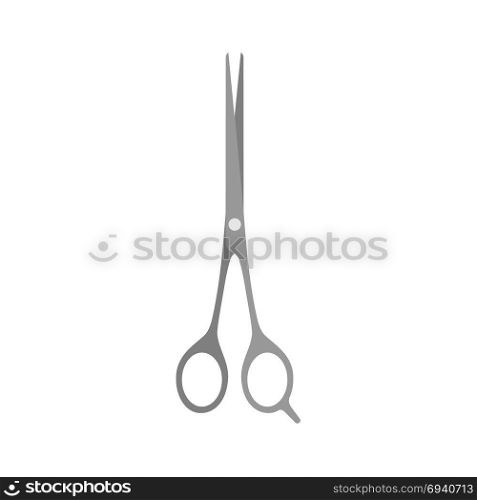 Hair scissors vector cut barber cutting salon icon. Haircut illustration design hairdresser style symbol sign