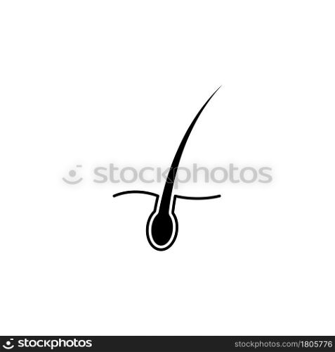 Hair treatment logo vector icon template