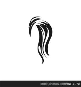 Hair treatment logo vector illustration